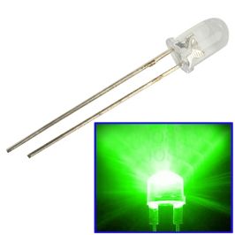 Green LED 3mm (5 pieces)