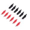 Crocodile Alligator Clip Black+Red