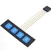 1×4 Key Matrix Membrane Switch Keypad
