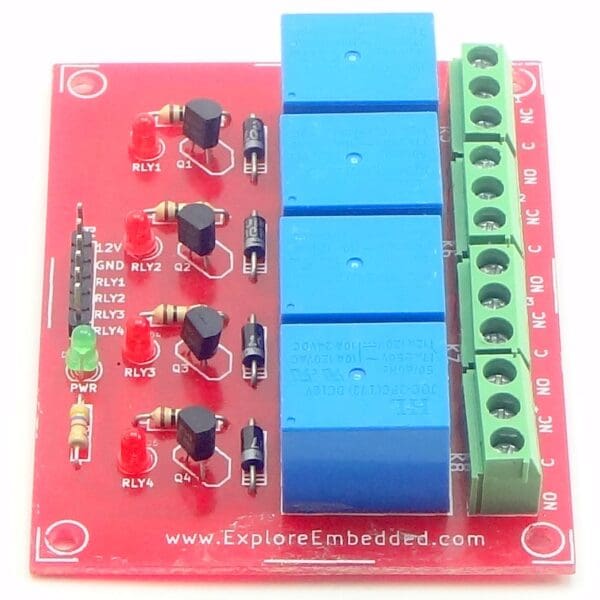 4 channel relay module 5 volts