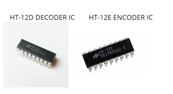 HT12E & HT12D ENCODER DECODER IC