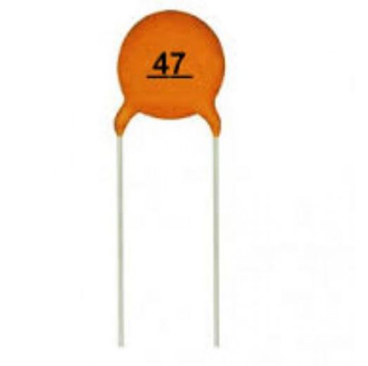 47pF 50V ceramic capacitor
