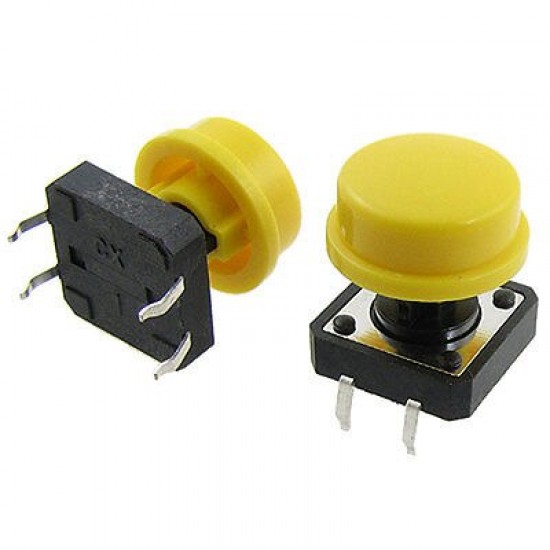 Tactile Push Button Switch 12x12x7.3mm with Round Cap