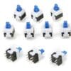 Push Switch -Self Locking Action – 6 Pin(10pcs)