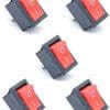 6 A 250V 3 pin SPDT ON-OFF Rocker Switch-5Pcs