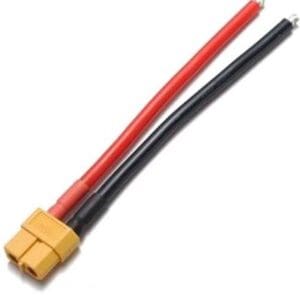 XT60 Female connector with 14 awg silicon wire 10cm