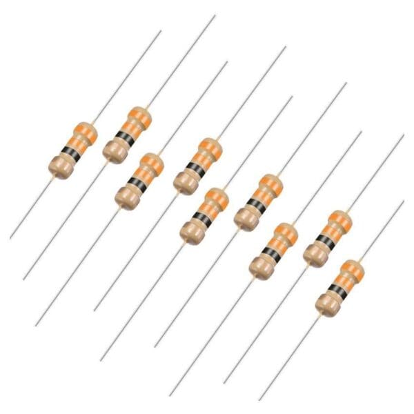 33 ohm 1/4 watt resistor