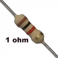 1 Ohms 1/4watt resistor (10 pieces) pack