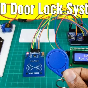 RFID Door Lock and Unlock Project Components