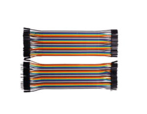 color coded jumper wires, jumper wires