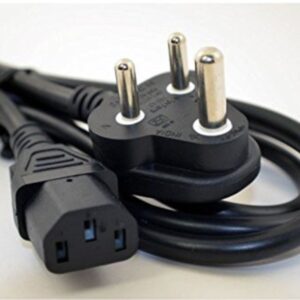 3 Pin Computer Power Cord Cable 6A 250V (2 Pcs)
