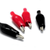 Crocodile Alligator Clip 2-Black+2-Red (4 Pcs)