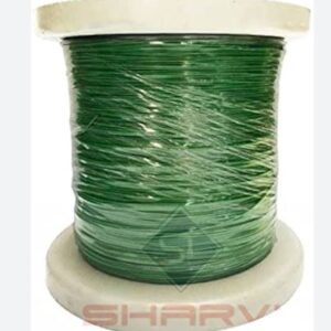 Multi Strand Flexible wire Green 7/42 thin (92 meters)